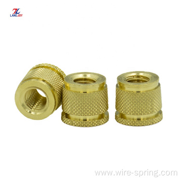 Brass Knurled Insert Nut Pin/brass threaded insert nuts